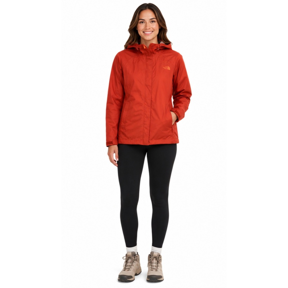 THE NORTH FACE Venture 2 Waterproof Hooded Rain Jacket Women's Large Red